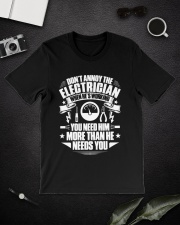 Don't Annoy The Electrician Classic T-Shirt lifestyle-mens-crewneck-front-16