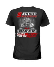 Yelling I'm A Biker That's How We Talk Ladies T-Shirt thumbnail