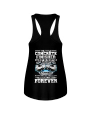 The Title Concrete Finisher Canot Be Inherited Ladies Flowy Tank tile