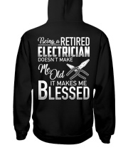 Being A Retired Electrician Hooded Sweatshirt thumbnail
