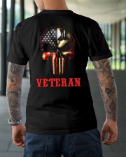 Veteran Skull Classic T-Shirt lifestyle-mens-crewneck-back-3