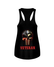 Veteran Skull Ladies Flowy Tank thumbnail