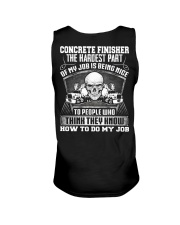 Concrete Finisher The The Hardest Part Of My Job Unisex Tank thumbnail