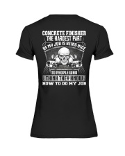 Concrete Finisher The The Hardest Part Of My Job Premium Fit Ladies Tee thumbnail