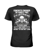 Concrete Finisher The The Hardest Part Of My Job Ladies T-Shirt thumbnail