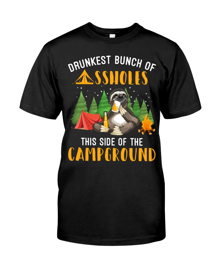 Drunkest Bunch Campground Classic T-Shirt