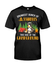 Drunkest Bunch Campground Classic T-Shirt front