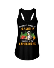 Drunkest Bunch Campground Ladies Flowy Tank thumbnail