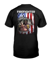 Firefighter Flag Premium Fit Mens Tee thumbnail