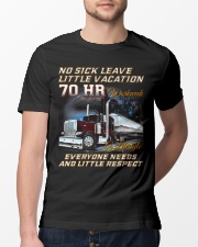 No Sick Leave Little Vacation Trucker Classic T-Shirt lifestyle-mens-crewneck-front-13