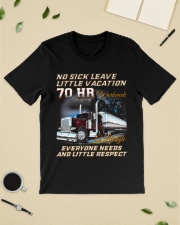 No Sick Leave Little Vacation Trucker Classic T-Shirt lifestyle-mens-crewneck-front-19