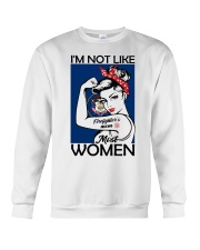 I'm Not Like Firefighter's Mom Most Women Utah Crewneck Sweatshirt thumbnail