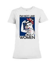 I'm Not Like Firefighter's Mom Most Women Utah Premium Fit Ladies Tee thumbnail