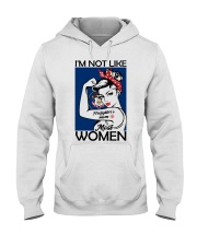 I'm Not Like Firefighter's Mom Most Women Utah Hooded Sweatshirt thumbnail
