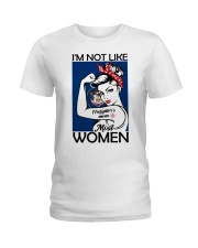 I'm Not Like Firefighter's Mom Most Women Utah Ladies T-Shirt thumbnail