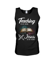 Teaching In My Veins Jesus In My Heart Unisex Tank thumbnail