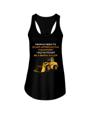 Heavy Equipment Operator Effort To Not Be A Killer Ladies Flowy Tank thumbnail