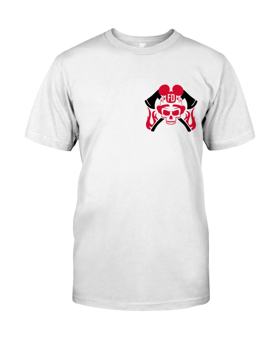 Firefighter Skull Classic T-Shirt