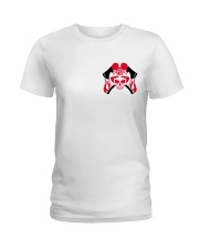 Firefighter Skull Ladies T-Shirt thumbnail