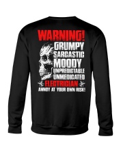 Electrician Annoy At Your Own Risk Crewneck Sweatshirt thumbnail