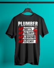 Plumber No Guts No Glory No Legend Classic T-Shirt lifestyle-mens-crewneck-front-3