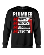 Plumber No Guts No Glory No Legend Crewneck Sweatshirt thumbnail