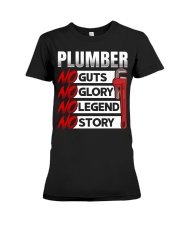Plumber No Guts No Glory No Legend Premium Fit Ladies Tee thumbnail