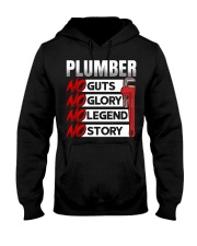 Plumber No Guts No Glory No Legend Hooded Sweatshirt thumbnail