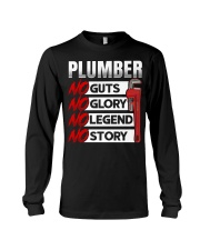 Plumber No Guts No Glory No Legend Long Sleeve Tee thumbnail