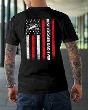 Best Logger Dad Ever Classic T-Shirt lifestyle-mens-crewneck-back-3