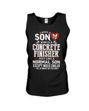 Son Who Is A Concrete Finisher Unisex Tank tile