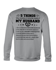 Firefighter Noun Crewneck Sweatshirt tile