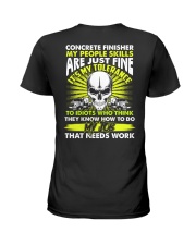 Concrete Finisher It's My Tolerance Ladies T-Shirt thumbnail