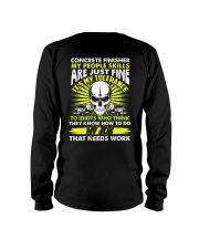 Concrete Finisher It's My Tolerance Long Sleeve Tee thumbnail