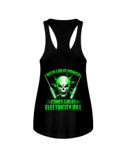 With Great Power Comes Great Electricity Bill Ladies Flowy Tank thumbnail