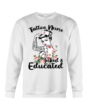 Tatto Nurse Inked Educated Crewneck Sweatshirt thumbnail