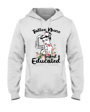 Tatto Nurse Inked Educated Hooded Sweatshirt thumbnail