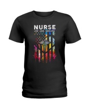 Nurse LIve Love Save Lives Ladies T-Shirt thumbnail
