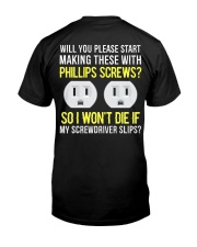 Electrician Phillips Screws Premium Fit Mens Tee tile