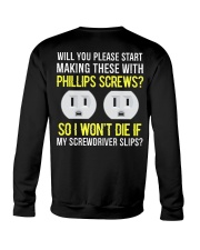 Electrician Phillips Screws Crewneck Sweatshirt tile