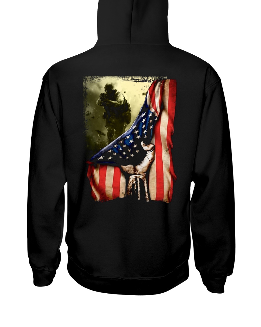 Veteran Flag Hooded Sweatshirt