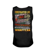 Firefighter Life The Pain Is Real Unisex Tank thumbnail