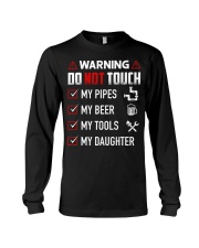 Warning Do Not Touch - My Plumber Long Sleeve Tee thumbnail