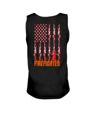 American Flag Firefighter Unisex Tank thumbnail