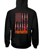 American Flag Firefighter Hooded Sweatshirt thumbnail