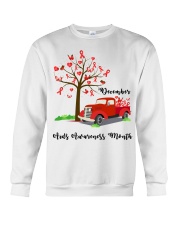December AIDS Awareness Month Crewneck Sweatshirt thumbnail