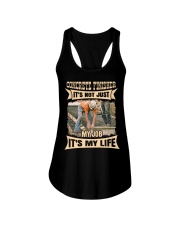 Concrete Finisher It' Not Just My Job Ladies Flowy Tank tile