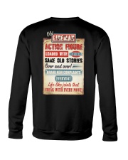 Old Lineman Action Figure Crewneck Sweatshirt thumbnail