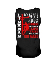 Lineman My Scars Tell A Story They Are Meminders Unisex Tank thumbnail