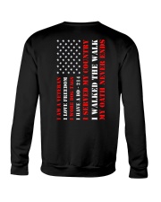 Veteran Flag My Oath Never Ends Crewneck Sweatshirt thumbnail